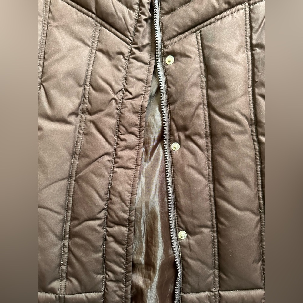 Chocolate Brown Winter Vest - Picture 5 of 9